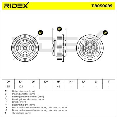 Mocowanie Amortyzatora RIDEX 1180S0099 1180S0099 - foto 5