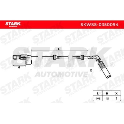 Czujnik ABS Stark SKWSS-0350094 SKWSS-0350094 - foto 5