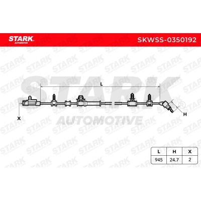 Czujnik ABS Stark SKWSS-0350192 SKWSS-0350192 - foto 8