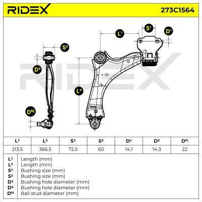 Wahacz RIDEX 273C1564 273C1564 - foto 8