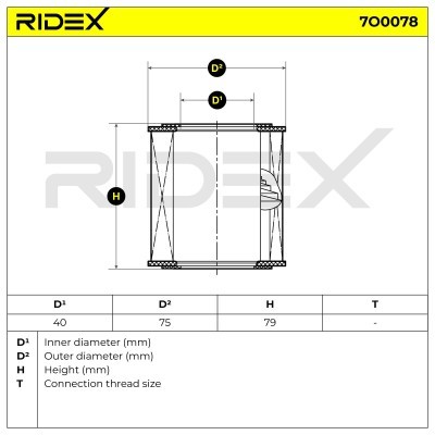 Filtr Oleju RIDEX 7O0078 7O0078 - foto 4