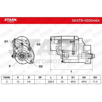Rozrusznik Stark SKSTR-0330464 SKSTR-0330464 - foto 6
