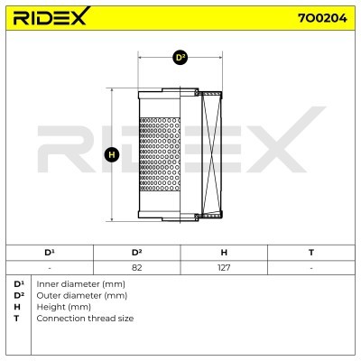 Filtr Oleju RIDEX 7O0204 7O0204 - foto 5