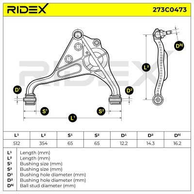 Wahacz RIDEX 273C0473 273C0473 - foto 8