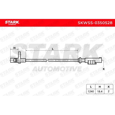 Czujnik ABS Stark SKWSS-0350528 SKWSS-0350528 - foto 6