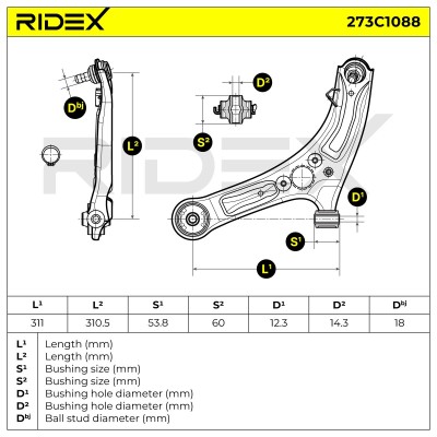 Wahacz RIDEX 273C1088 273C1088 - foto 6