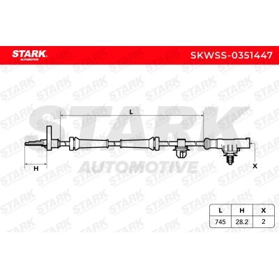 Czujnik ABS Stark SKWSS-0351447 SKWSS-0351447 - foto 6