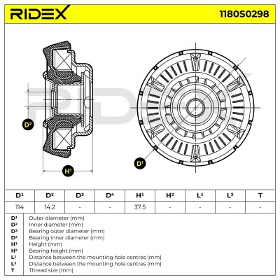 Mocowanie Amortyzatora RIDEX 1180S0298 1180S0298 - foto 6