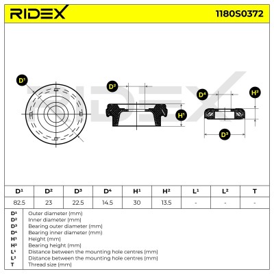 Mocowanie Amortyzatora RIDEX 1180S0372 1180S0372 - foto 5