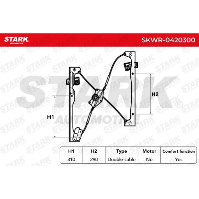 Podnośnik szyby Stark SKWR-0420300 SKWR-0420300 - foto 5