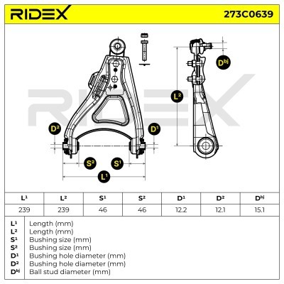 Wahacz RIDEX 273C0639 273C0639 - foto 5