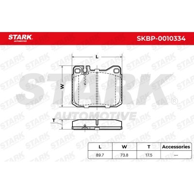 Klocki hamulcowe Stark SKBP-0010334 SKBP-0010334 - foto 3