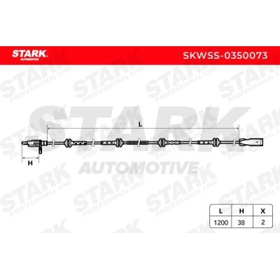 Czujnik ABS Stark SKWSS-0350073 SKWSS-0350073 - foto 3