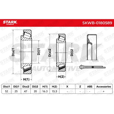 Łożysko Koła Stark SKWB-0180589 SKWB-0180589 - foto 3