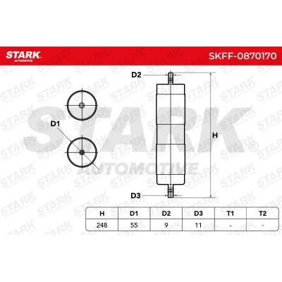 Filtr Paliwa Stark SKFF-0870170 SKFF-0870170 - foto 6