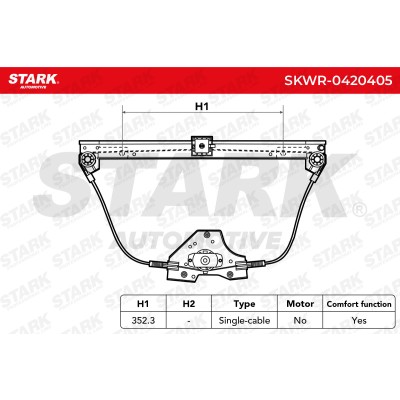 Podnośnik szyby Stark SKWR-0420374 SKWR-0420374 - foto 5