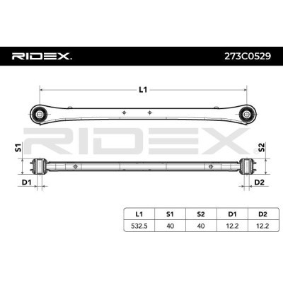 Wahacz RIDEX 273C0529 273C0529 - foto 2