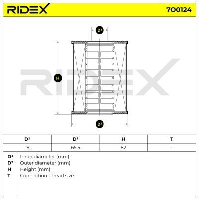 Filtr Oleju RIDEX 7O0124 7O0124 - foto 5