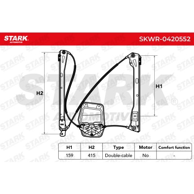 Podnośnik szyby Stark SKWR-0420552 SKWR-0420552 - foto 5