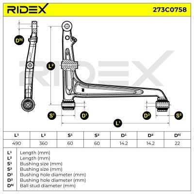 Wahacz RIDEX 273C0758 273C0758 - foto 5