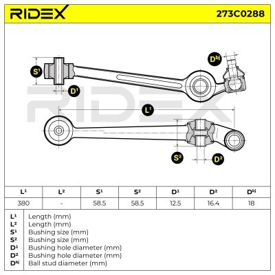 Wahacz RIDEX 273C0288 273C0288 - foto 3