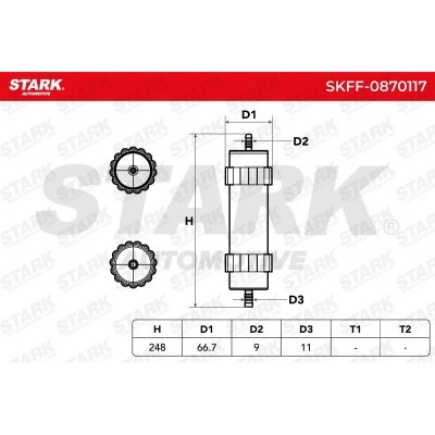Filtr Paliwa Stark SKFF-0870117 SKFF-0870117 - foto 5