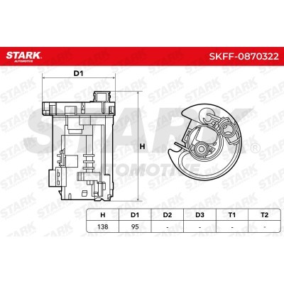 Filtr Paliwa Stark SKFF-0870322 SKFF-0870322 - foto 8