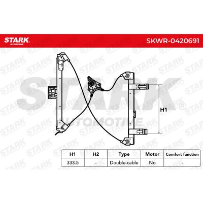 Podnośnik szyby Stark SKWR-0420691 SKWR-0420691 - foto 6