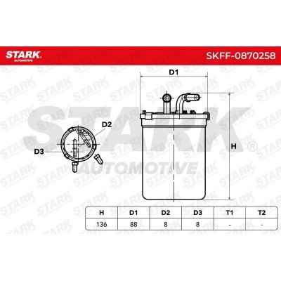 Filtr Paliwa Stark SKFF-0870258 SKFF-0870258 - foto 6