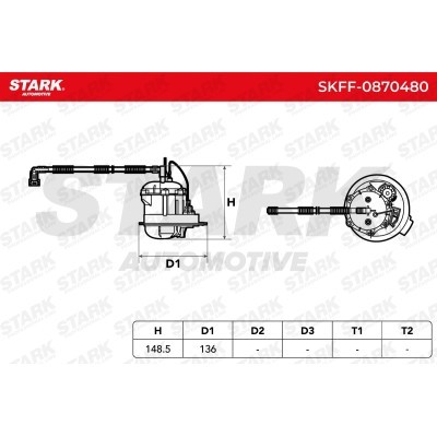 Filtr Paliwa Stark SKFF-0870480 SKFF-0870480 - foto 6