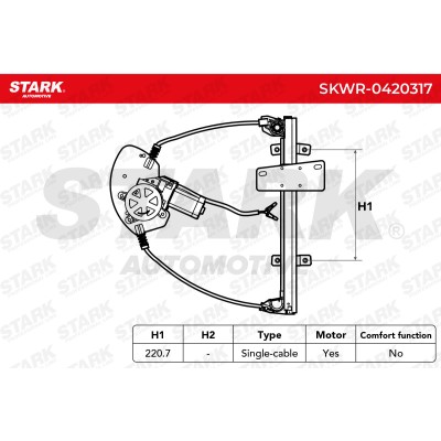 Podnośnik szyby Stark SKWR-0420317 SKWR-0420317 - foto 6