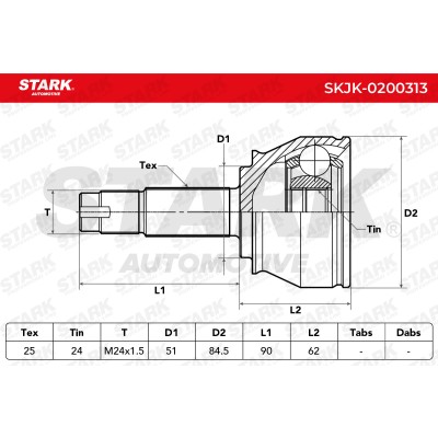 Przegub Stark SKJK-0200313 SKJK-0200313 - foto 5