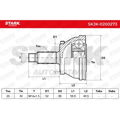 Przegub Stark SKJK-0200273 SKJK-0200273 - foto 5