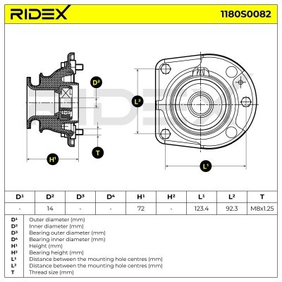 Mocowanie Amortyzatora RIDEX 1180S0082 1180S0082 - foto 5