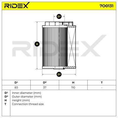 Filtr Oleju RIDEX 7O0131 7O0131 - foto 4