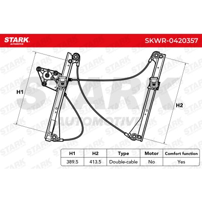 Podnośnik szyby Stark SKWR-0420357 SKWR-0420357 - foto 5