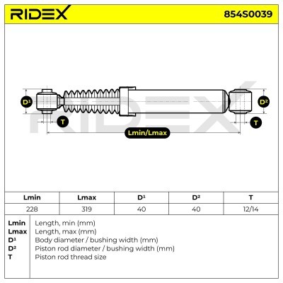 Amortyzator RIDEX 854S0039 854S0039 - foto 11