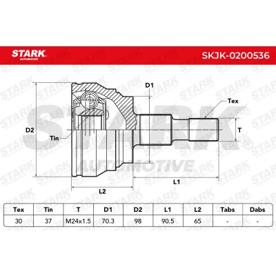 Przegub Stark SKJK-0200536 SKJK-0200536 - foto 5