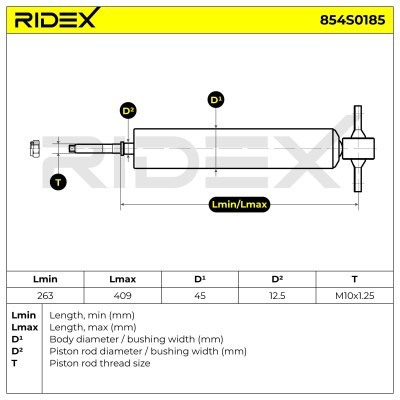 Amortyzator RIDEX 854S0185 854S0185 - foto 7