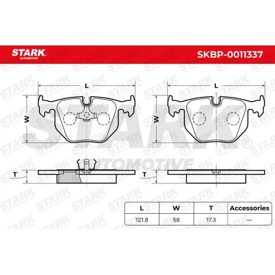 Klocki hamulcowe Stark SKBP-0011337 SKBP-0011337 - foto 4