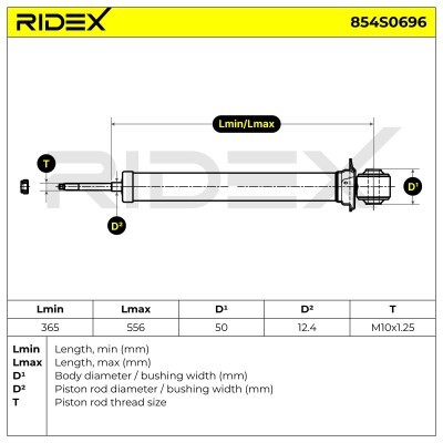 Amortyzator RIDEX 854S0696 854S0696 - foto 8