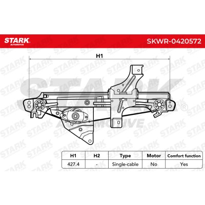 Podnośnik szyby Stark SKWR-0420572 SKWR-0420572 - foto 5