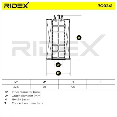 Filtr Oleju RIDEX 7O0241 7O0241 - foto 6