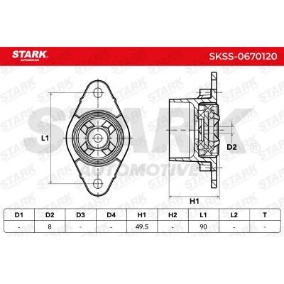 Mocowanie Amortyzatora Stark SKSS-0670120 SKSS-0670120 - foto 9