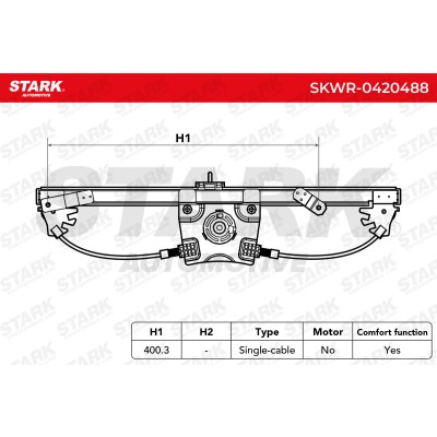 Podnośnik szyby Stark SKWR-0420488 SKWR-0420488 - foto 5