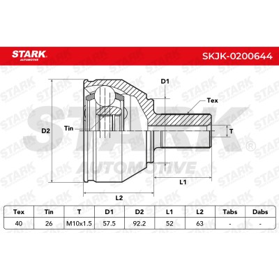 Przegub Stark SKJK-0200644 SKJK-0200644 - foto 6