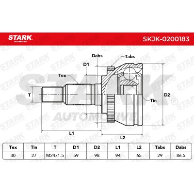 Przegub Stark SKJK-0200183 SKJK-0200183 - foto 4