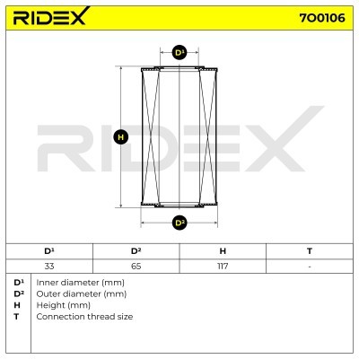 Filtr Oleju RIDEX 7O0106 7O0106 - foto 7