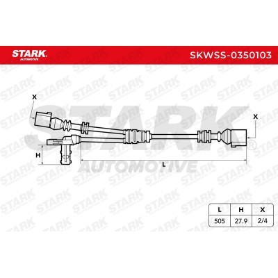 Czujnik ABS Stark SKWSS-0350103 SKWSS-0350103 - foto 7
