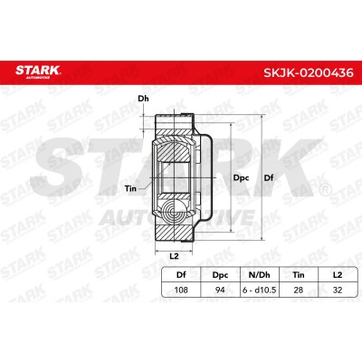 Przegub Stark SKJK-0200436 SKJK-0200436 - foto 6